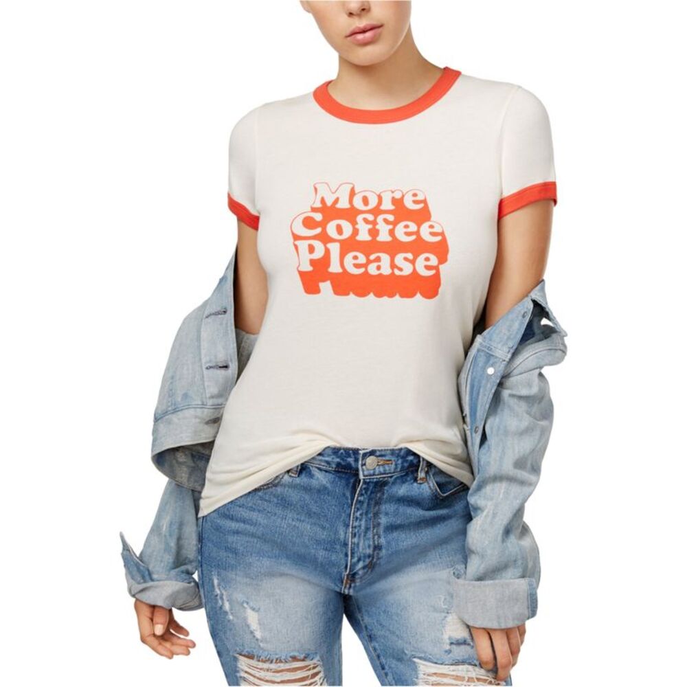 ban.do Womens More Coffee Graphic T-Shirt, NWT
